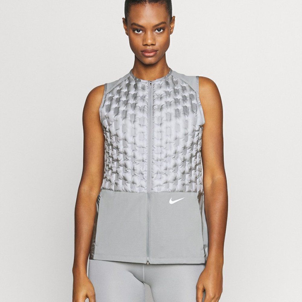 Nike Women's Therma-FIT ADV Downfill Running Vest Women's Gray Size Small